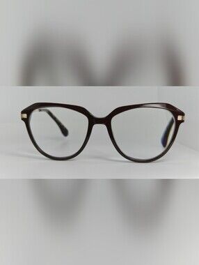 Exec. Classic Women's Deep Mocha Brown Cat-Eye Eyeglass Frames.
